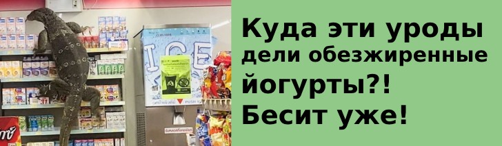варан в магазине